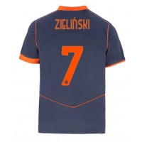 Inter Milan Piotr Zielinski #7 Tretí futbalový dres 2025-26 Krátky Rukáv